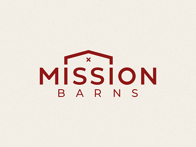 Mission Barns bran clean concept creative design food graphic lettering logo logotype minimal modern simple typography