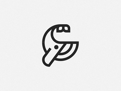 Whale animal clean design geometric linework logo logodesign logomark mark minimal modern simple whale