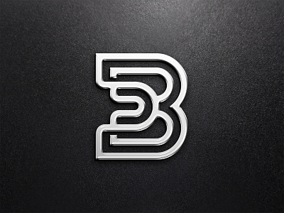 BD Monogram v2 clean geometric letters linework logodesign logomark logomarks mark minimal modern monogram simple