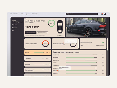 Auto Dashboard 2d branding car dashboard design figma flat design graphic design illustration product