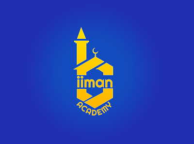 iiman academy branding graphic design logo