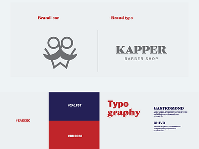 Kapper Branding 01 brand design brand identity branding icon design logo logo design logodesign mark minimal typography visual identity