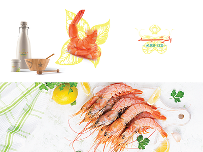 alrsheed 01 arabic logo brand design brand identity branding illustration logotype mark restaurant seafood typography visual identity