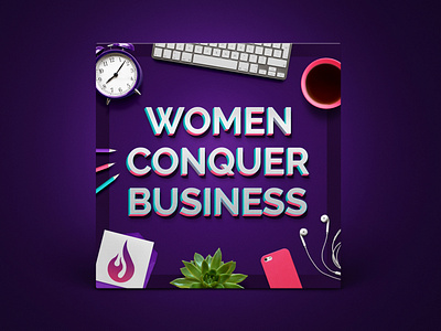 Podcast Cover — Women Conquer Business