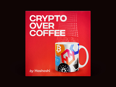 Crypto Over Coffee blockchain coffee crypto crypto news crypto podcast cryptocurrency hashoshi podcast podcast cover podcast cover art podcast logo