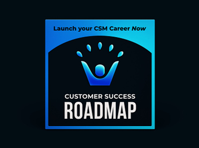 Podcast Cover — Customer Success Roadmap customer success cx gradient icon person icon podcast podcast cover roadmap