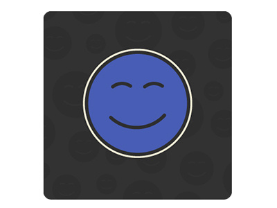 Peace of Mind app icon icon peace of mind smilie subtle pattern vector