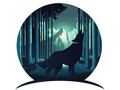Forest Wolf Logo wolflogo logo wolf