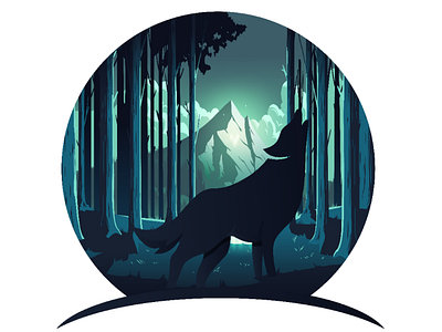 Forest Wolf Logo