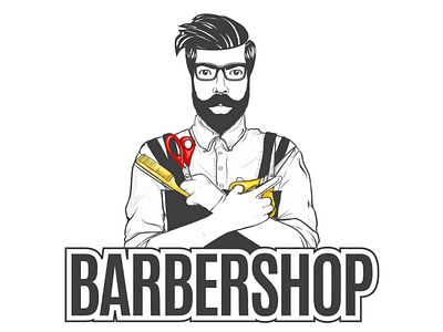 BarberShop Logo barbershop logo