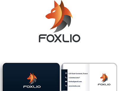 Foxlio branding graphic design logo