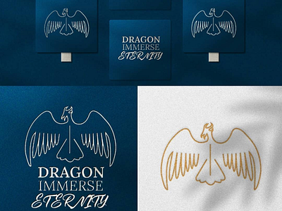 Dragon Immerse Eternity branding graphic design logo