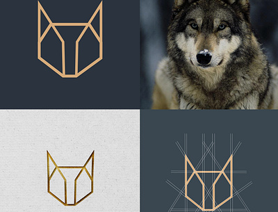 Wolf logo branding graphic design logo logo brand manitgraphics wolflogo