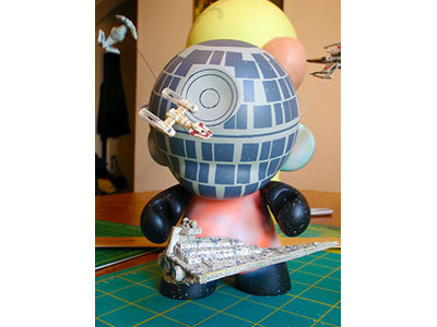 Death Star Munny atomic books death star kidrobot munny star wars thats no moon vinylmore