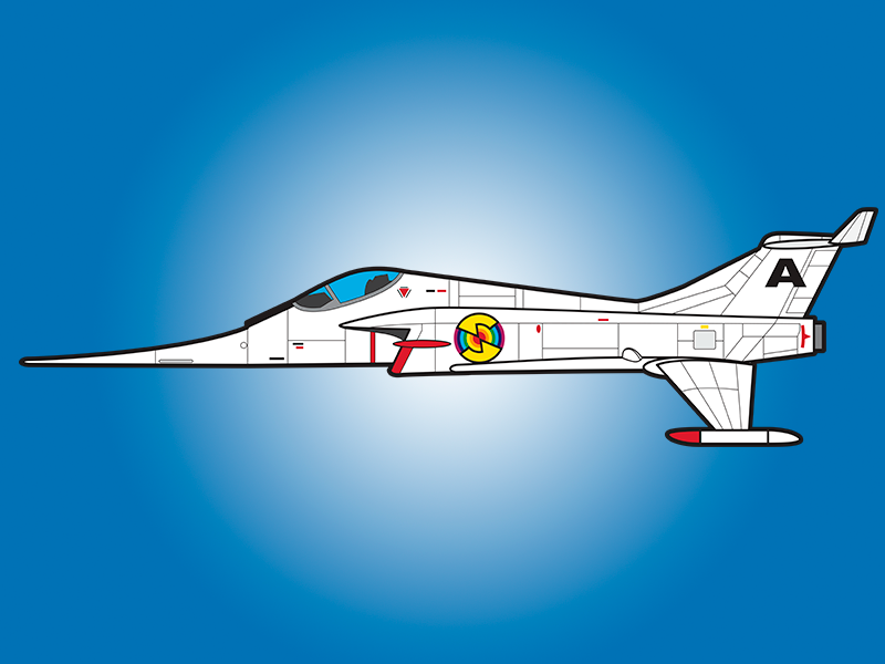 Angel Interceptor - "Captain Scarlett and the Mysterons" captain scarlett sci fi aircraft plane fighter jet angel interceptor gerry anderson