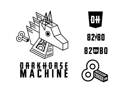 Darkhorse Machine | Brand Kit branding design logo mark