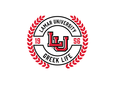 Logo : Greek Life Organization, Lamar University logo texas university