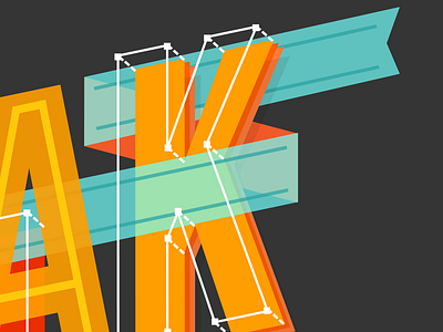 Break all the rules / Final design illustration type typography