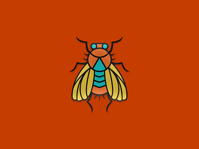 Bugger bug fun icon vector
