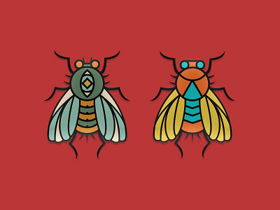 Double Bugger bug fun icon vector