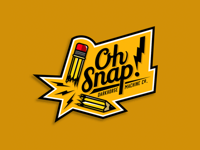 Oh Snap! design patch sticker