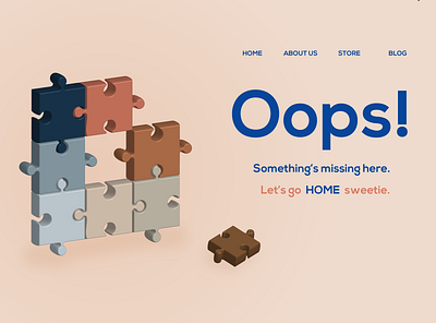 404 page 404 404page adobe xd adobexd challenge daily ui dailyui design error 404 oops ui web