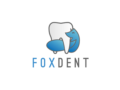 Foxdent logo branding business buy buy logo buy now dent dental dental clinic dental logo dentist for sale for sale unused buy fox illustrator logo logo design sell tooth toothpaste vector