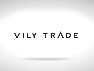 Vily Trade logo arrow arrows available black and white blackandwhite branding business czech design illustrator logo logo design logodesign logotype trade trading typography vector vily vily trade