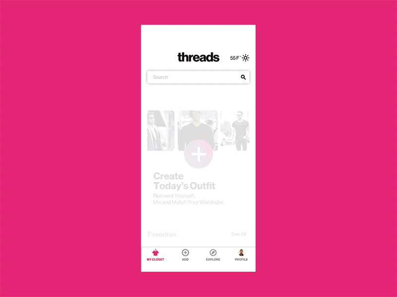 Threads Page Transitions via Principle