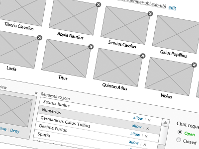 Shades of gray chat mocks video wireframes wordpress