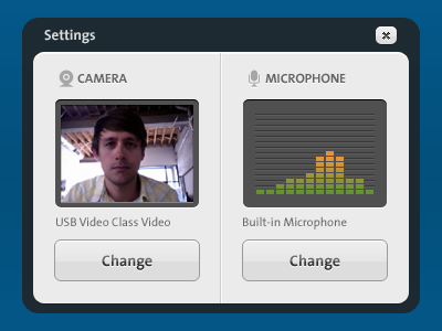Change is easy cam mic settings tokbox