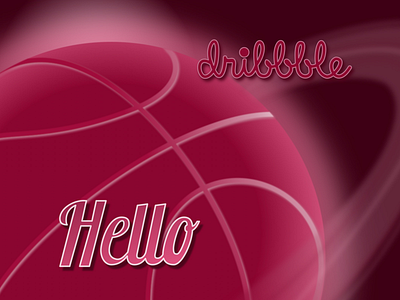 Hello Dribbble hello thank you