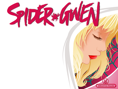 Spider Gwen comics illustration spider gwen spider man