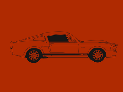 Mustang GT design gt illustration mustang