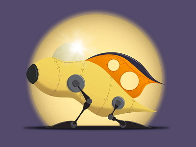 Spaceship design illustration illustrator space spaceship vector illustration vintage design