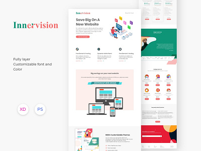 Digital agency landing page design design illustration landing page minimal social media marketing theme design ui ui ux user interface ux web apps web design website website design