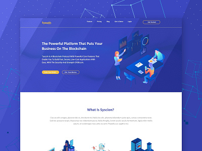 Tyscion I Blockchain website