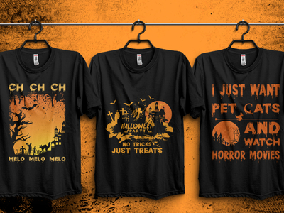 Best Trendy Halloween T-Shirt Design V.01 by Shahtech 50 on Dribbble