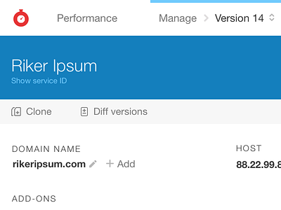 three column layout for configuration