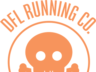 DFL Running Co. Logo branding design graphic design illustration logo vector