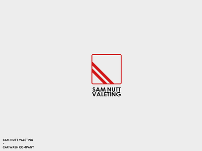 SAM NUTT VALETING branding design flat graphic design icon illustration logo minimal vector