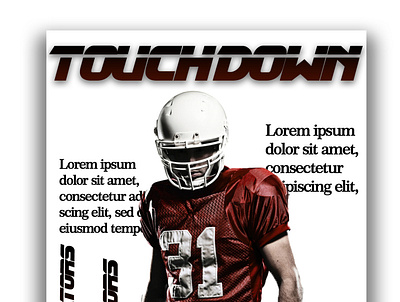 Magazine design magazine photoshop sport