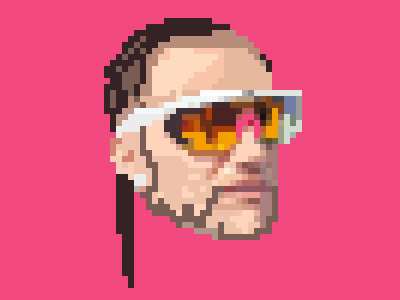 Riff Raff pixel pop art portraits