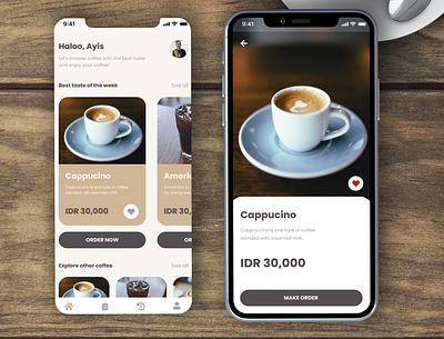 CoffeeShop uiuxdesign userinterface