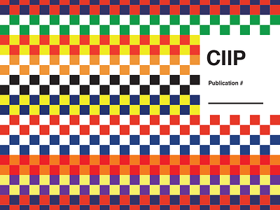 Canadian Institute for International Policing Publication bureau design police publication repetition sillitoe tartan squares world flags