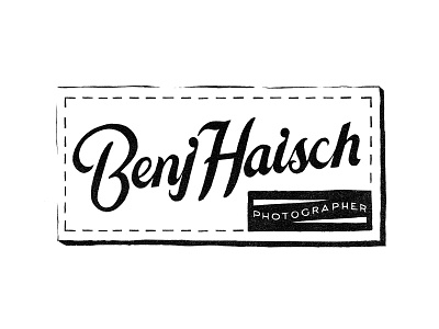 Benj Haisch logo photography type