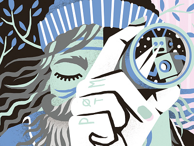 Gray Beard - Album Art album art illustration robot sailor