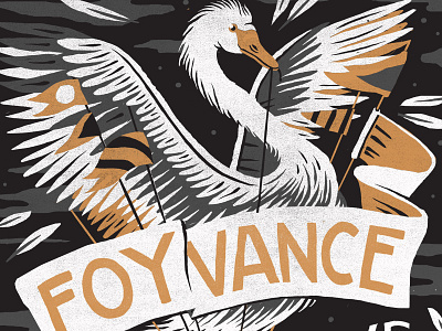 Gig Poster foy vance illustration poster