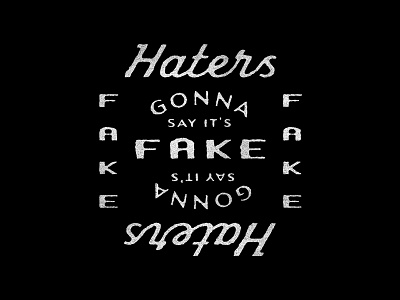 Haters haters justin timberlake type