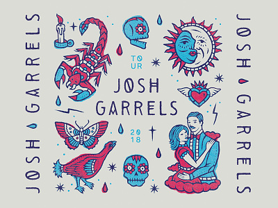 Josh Garrels flash illustration tour
